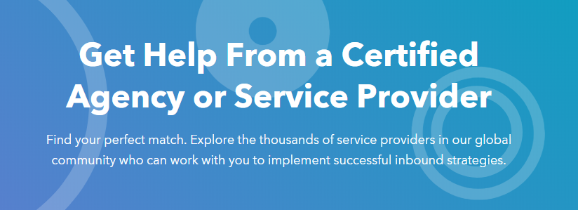 Get Help from a Certified Agency or Service Provider