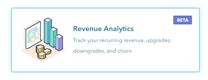 HubSpot revenue analytics beta feature