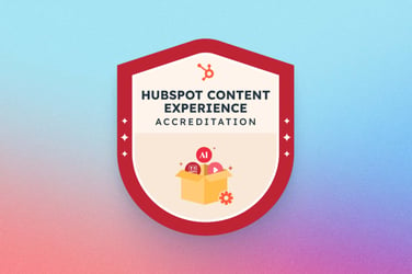 HubSpot Content Experience Accreditation Badge